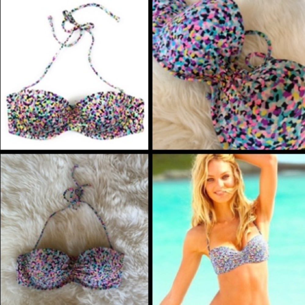 *SOLD* Victoria’s Secret Confetti Bandeau Swim Top